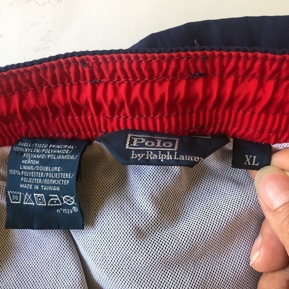 Polo by Ralph Lauren Mens Navy Swim Trunk Size XL - Picture 4 of 14
